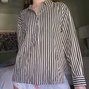 Vintage Striped Button Down